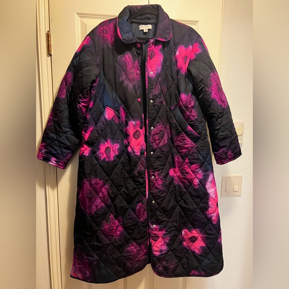 Rachel Comey x Target Smudge Pink & Purple Floral Quilted Jacket